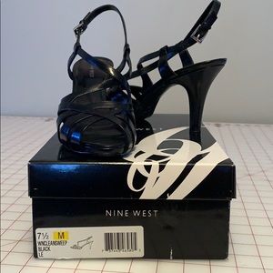 Nine West Black Sandals